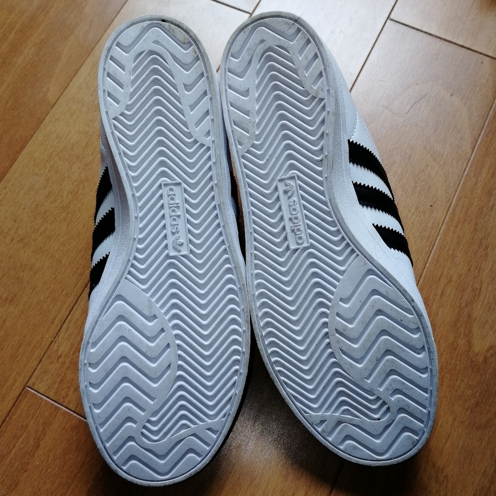 ADIDAS Coast Star J Walking Shoes White Sneakers Sportswear Leather EE9698 - Picture 13 of 14